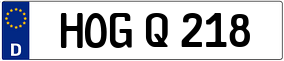 Truck License Plate